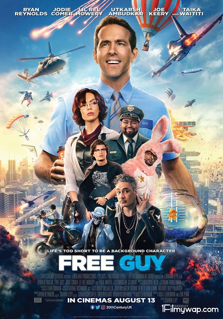 Free Guy (2021) Hindi Dubbed Movie HDCAMRip