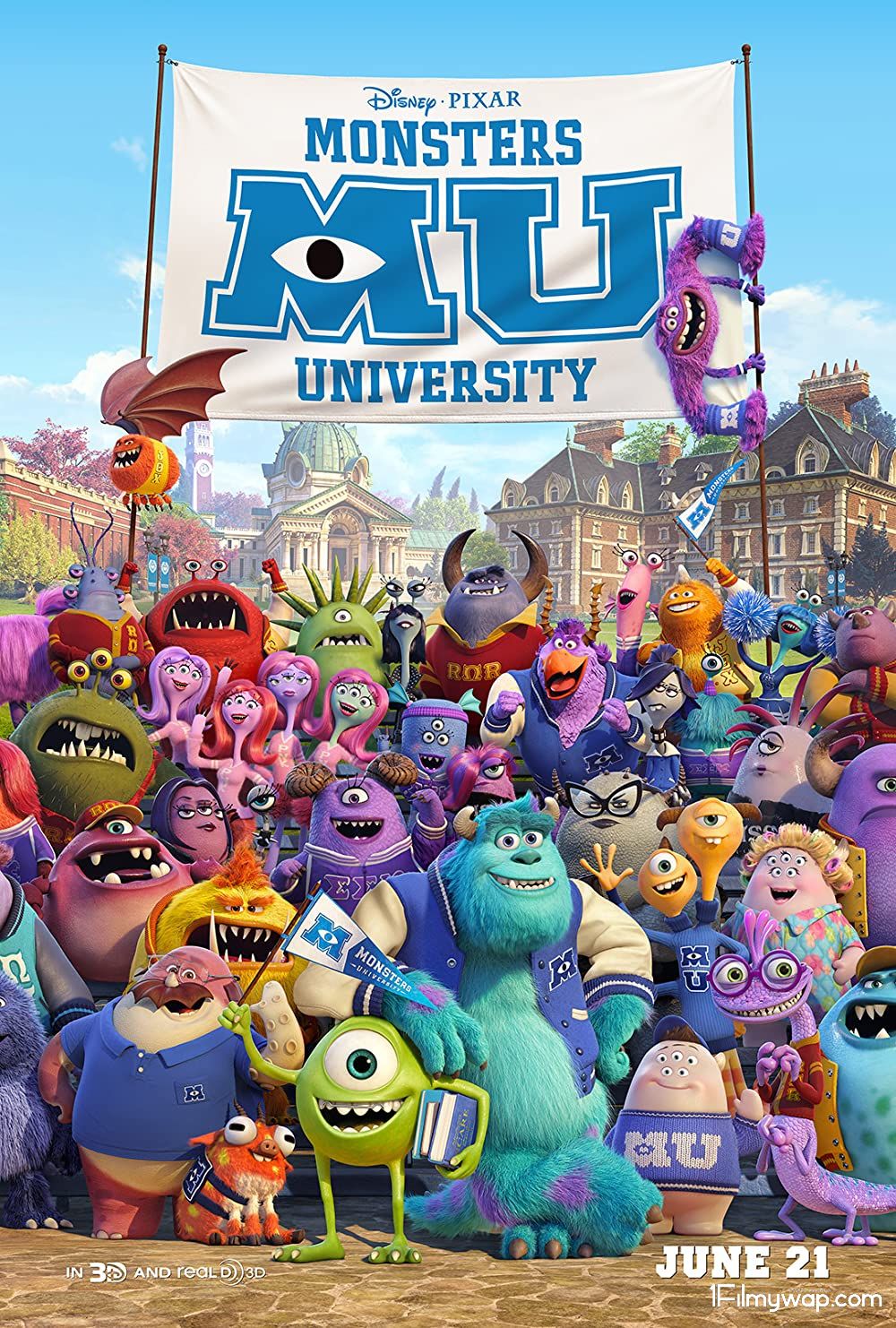 Monsters University 2013 English BluRay