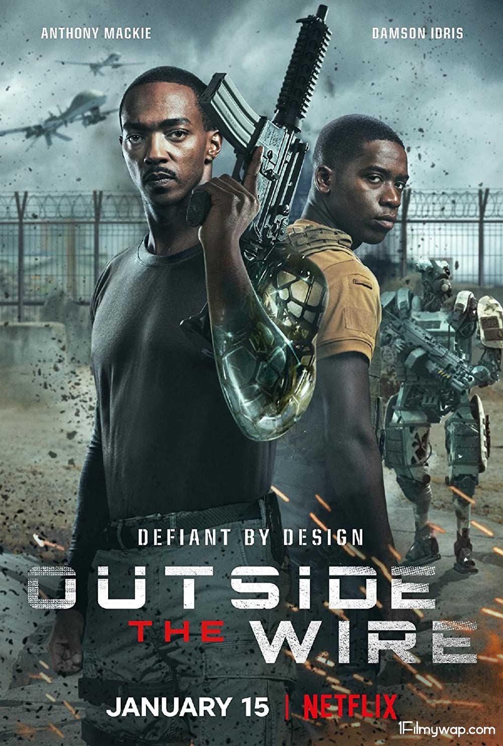 Outside the Wire 2021 Hindi Dubbed ORG HDRip