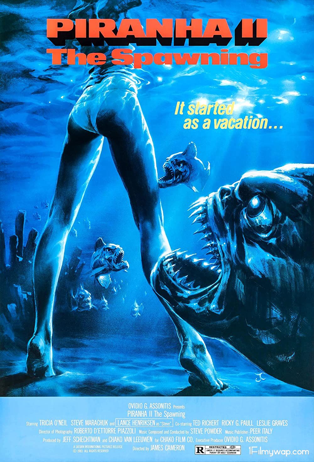 Piranha II The Spawning (1981) Hindi Dubbed BluRay