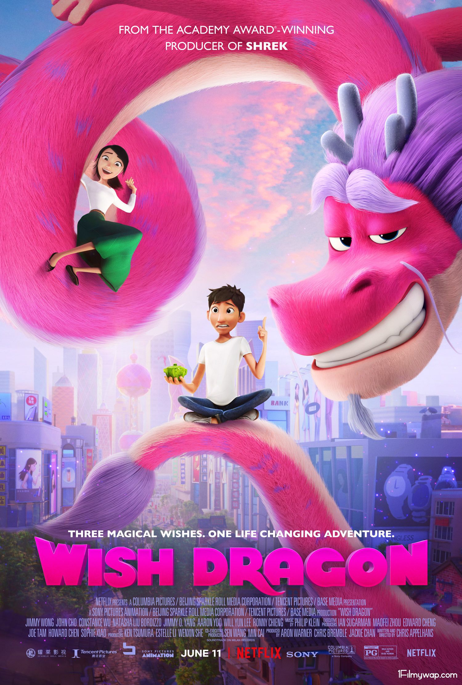 Wish Dragon 2021 HDRip Hindi Dubbed