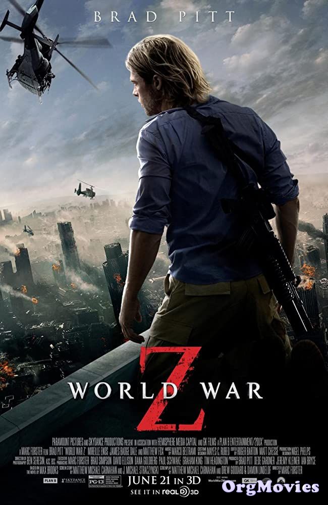 World War Z 2013 BluRay Hindi Dubbed Hollywood Movie